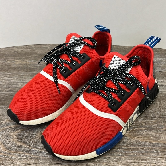 Adidas NMD R1 Transmission Pack Active Red FV5214 Men’s Size 10 - Picture 2 of 9